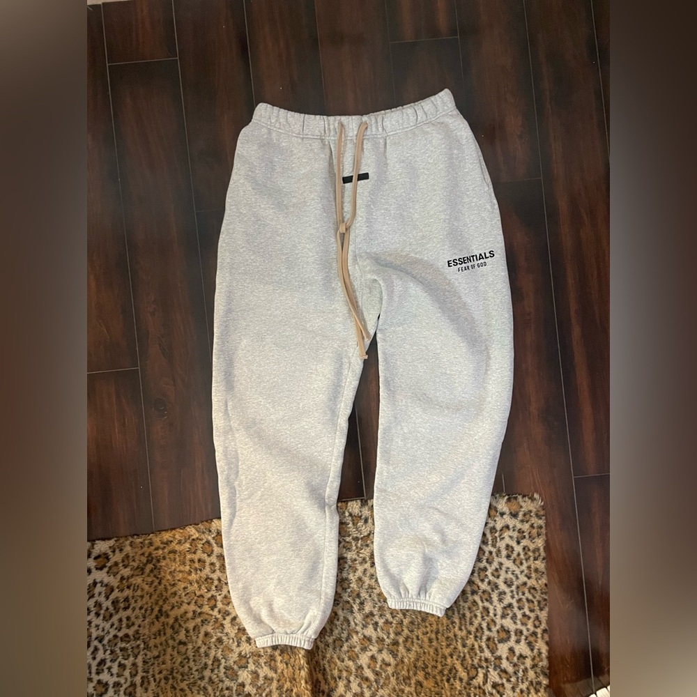essentials fear of God gray sweatpants